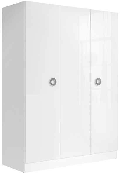 Jim garderob - Vit h�gglans