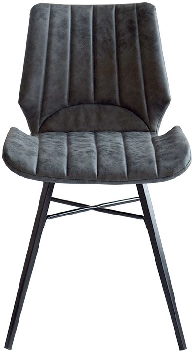 Unique Stol - Antracit vintage l�der (Pu)