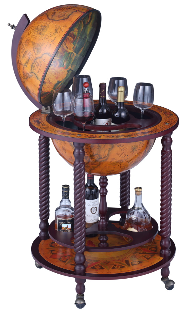 Barglobe walnoot �60 cm - Da Vinci + Meubelpoten
