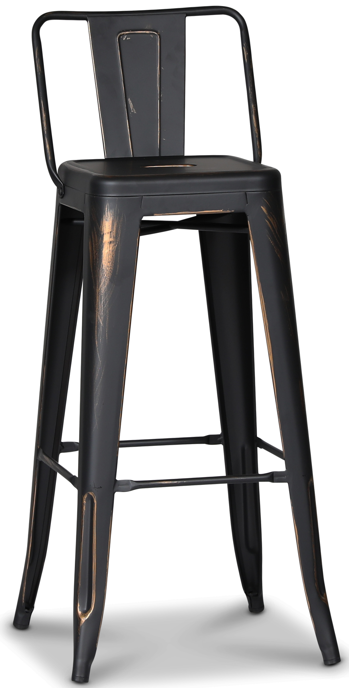 France Barstol i metall - Svart / Guld France Barstol i metall - Svart / Guld