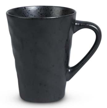 Dreja kaffemuggar 6 st i ett Set - Svart