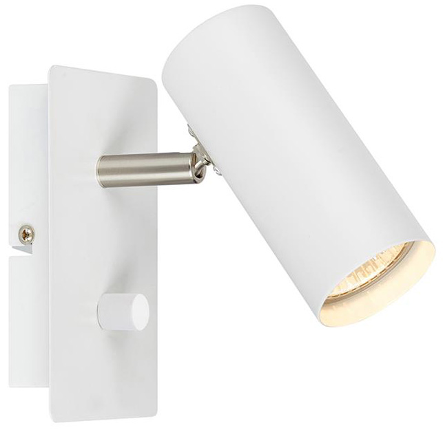 Barcelona v�gglampa - Vit