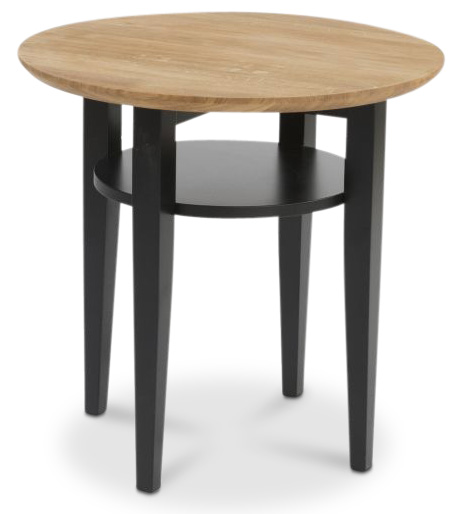 Michigan 60 soffbord - Ek/svart Michigan 60 soffbord - Ek/svart