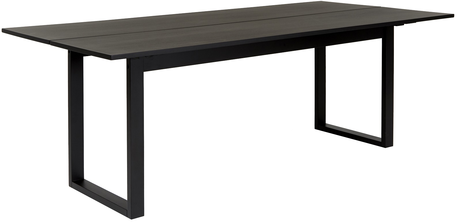 Manhattan matbord 220 cm - Svartbetsad ask