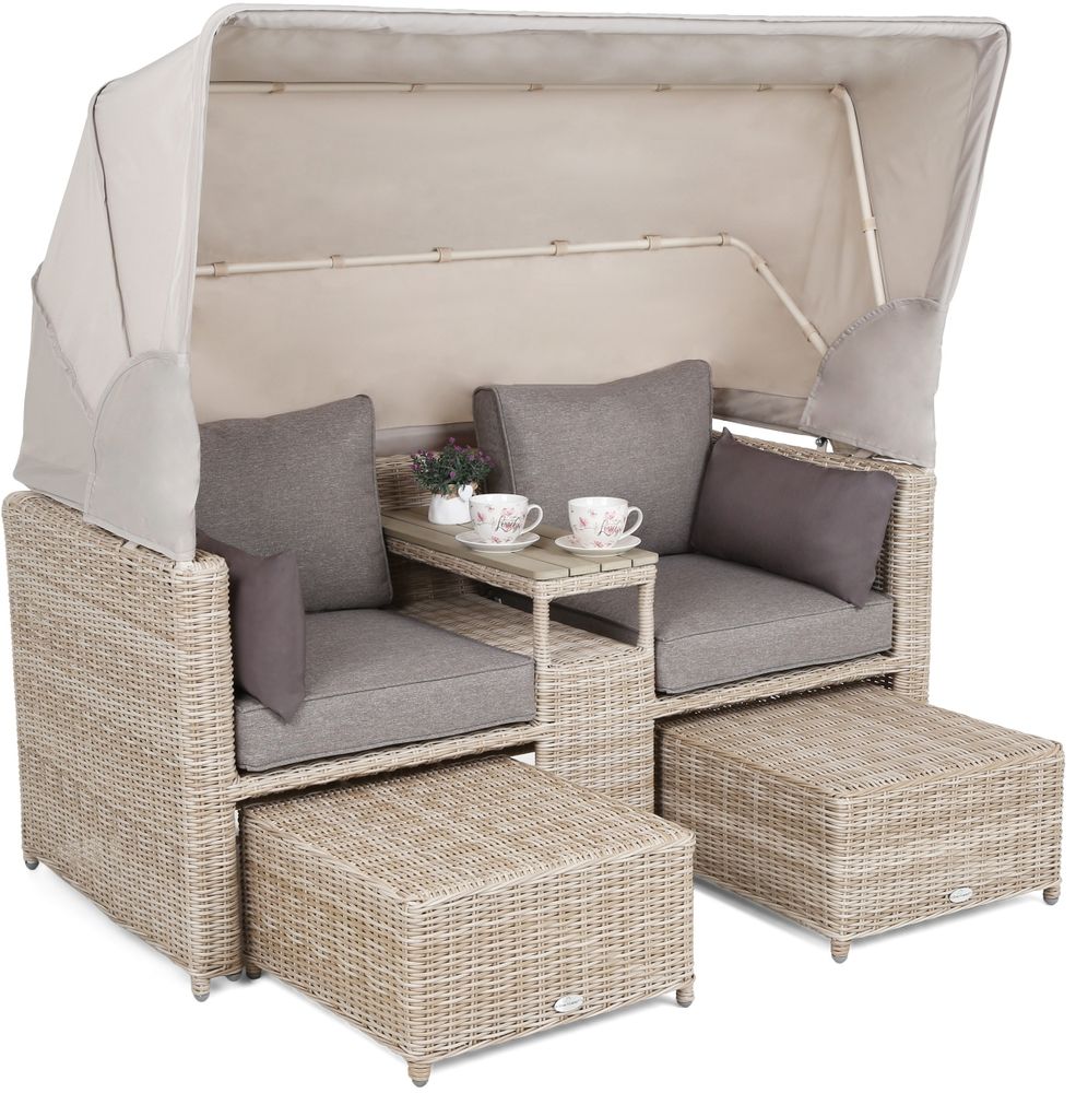 Sandhamn loungesoffa i konstrotting - Natur