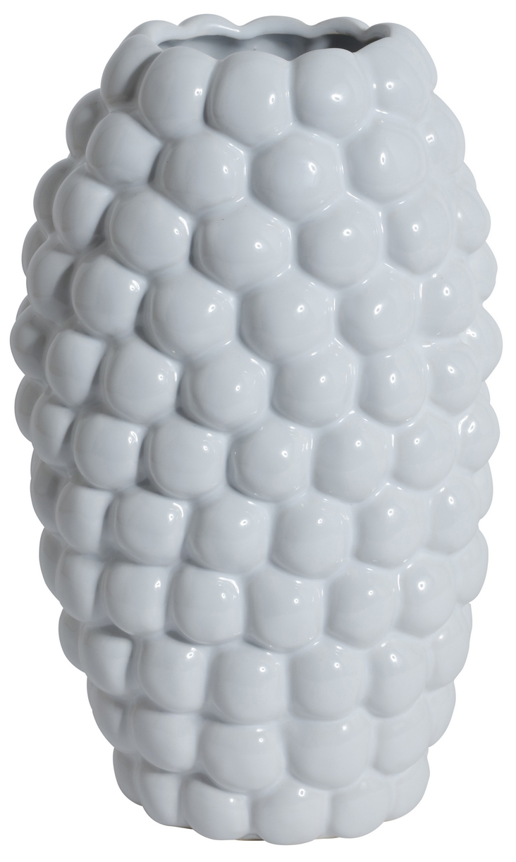 Vas Big Bouble H35 cm - Vit Vas Big Bouble H35 cm - Vit
