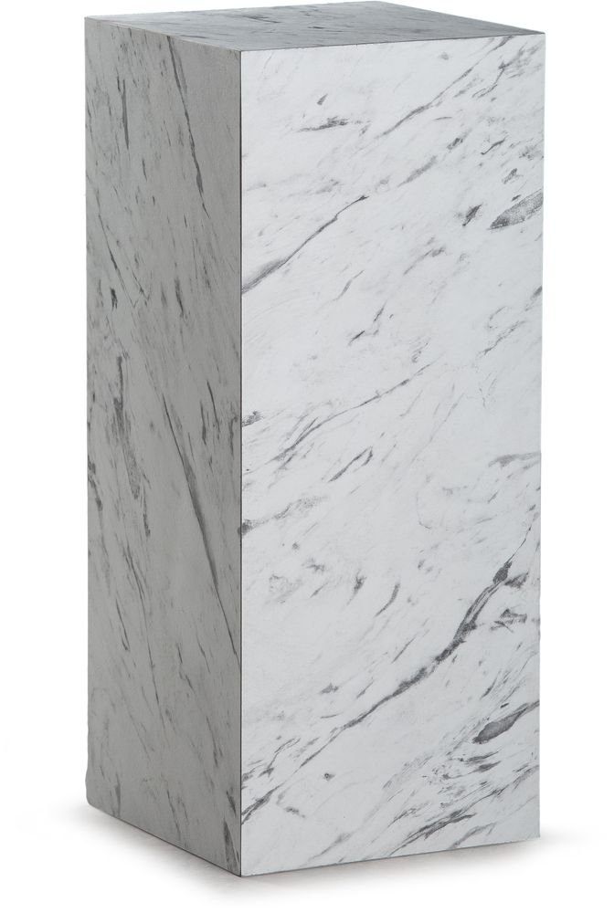 Stone piedestal 60 cm - Vit marmor (Laminat) Stone piedestal 60 cm - Vit marmor (Laminat)