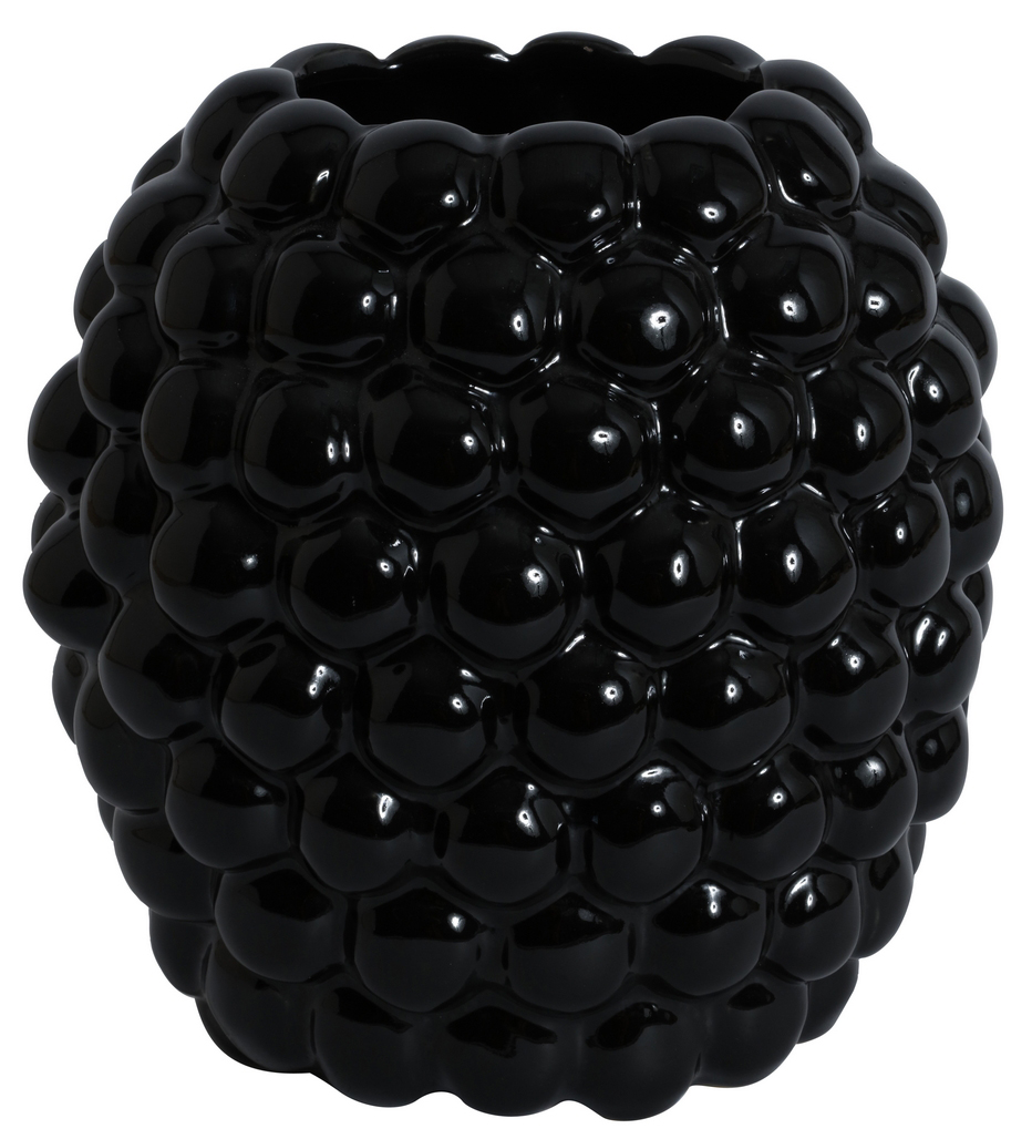 Vas Big Bouble H25 cm - Svart