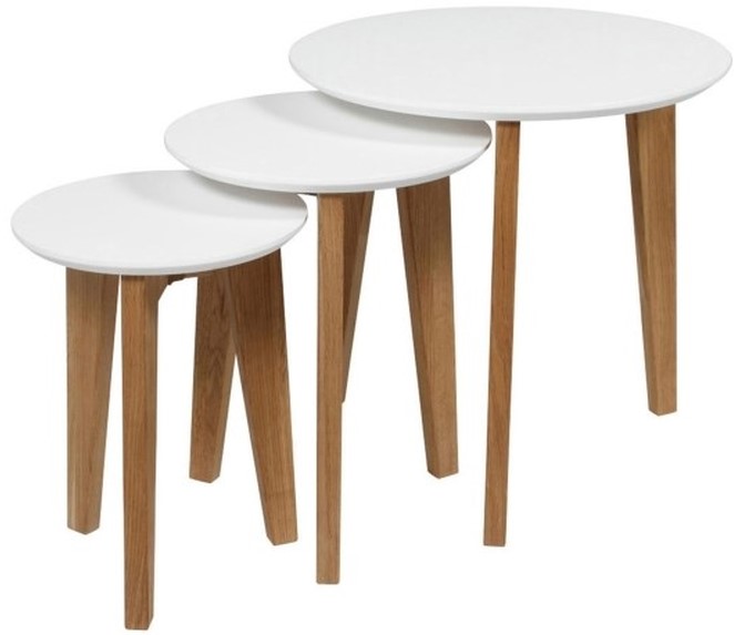 Abin satsbord �30/35/50 cm - Vit/ek