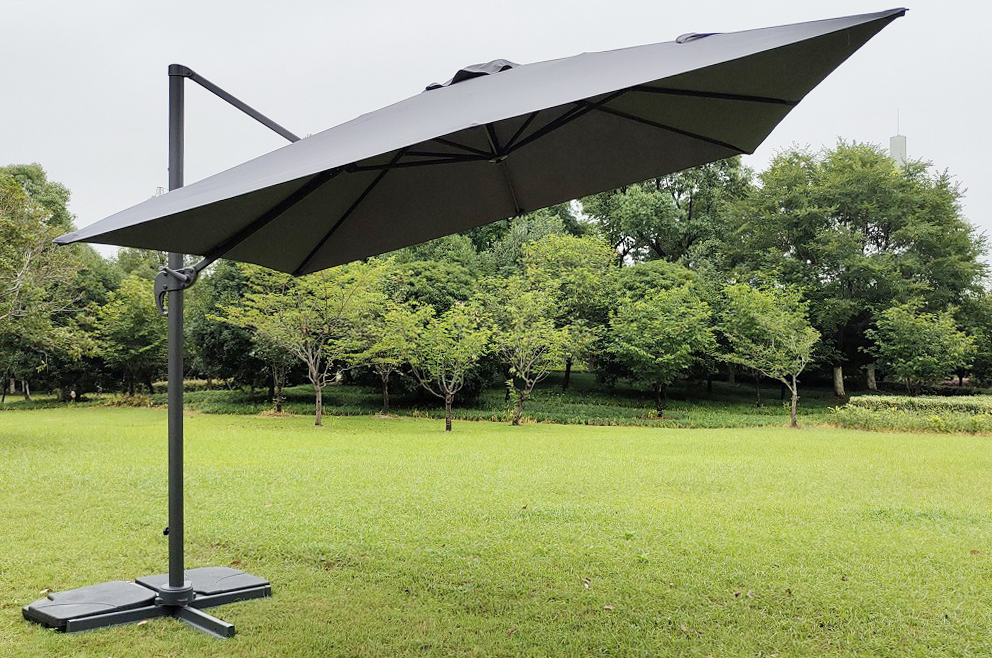 Malta Parasoll 3x3m - Antracit