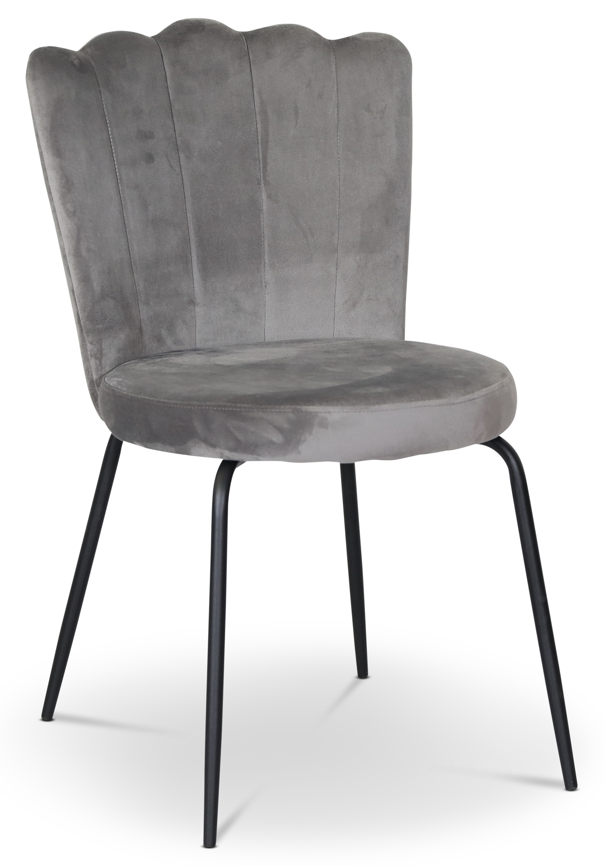 Liding� Stol i gr� sammet