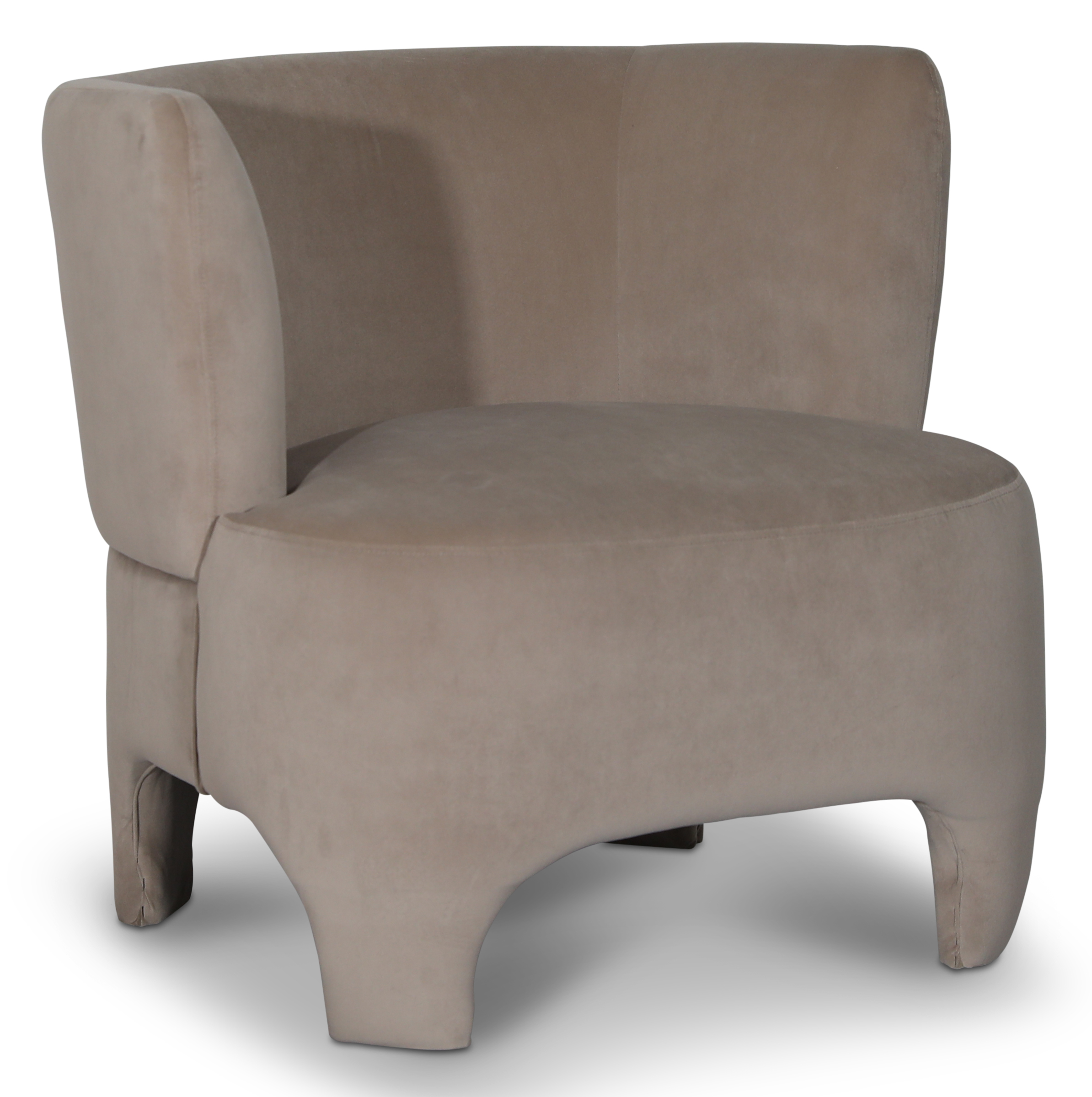 Combo fåtölj i beige sammet Combo fåtölj i beige sammet