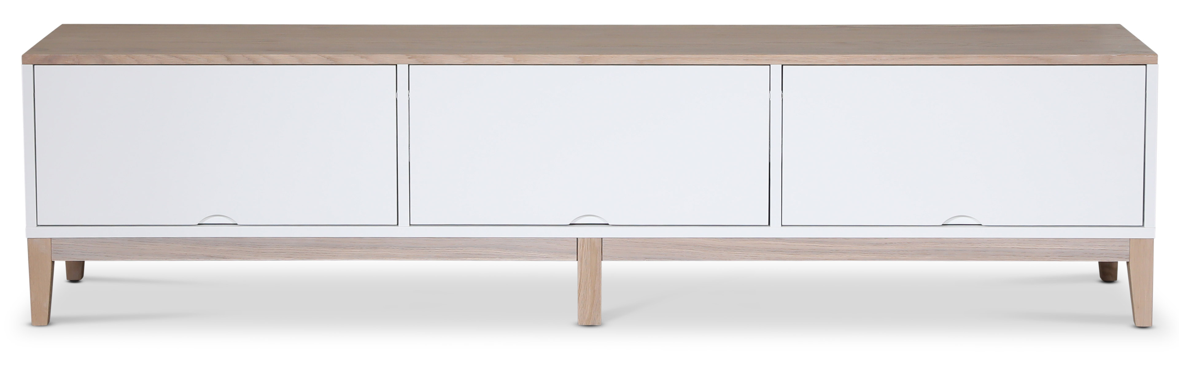 Borgholm TV-bänk XL - Vit / Whitewash ek Borgholm TV-bänk XL - Vit / Whitewash ek