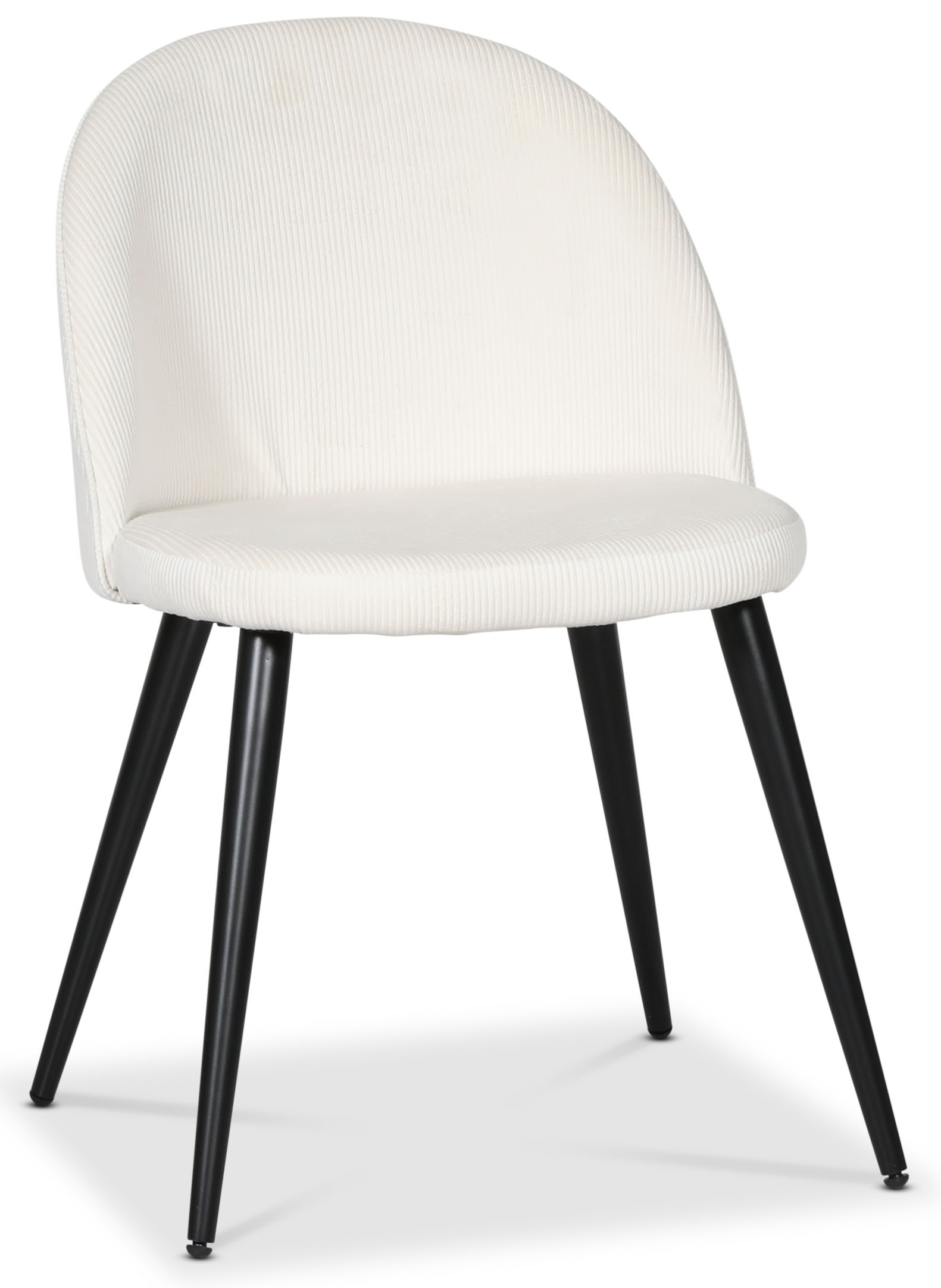 Eetkamerstoel Alice - Beige corduroy + Stoel kussen