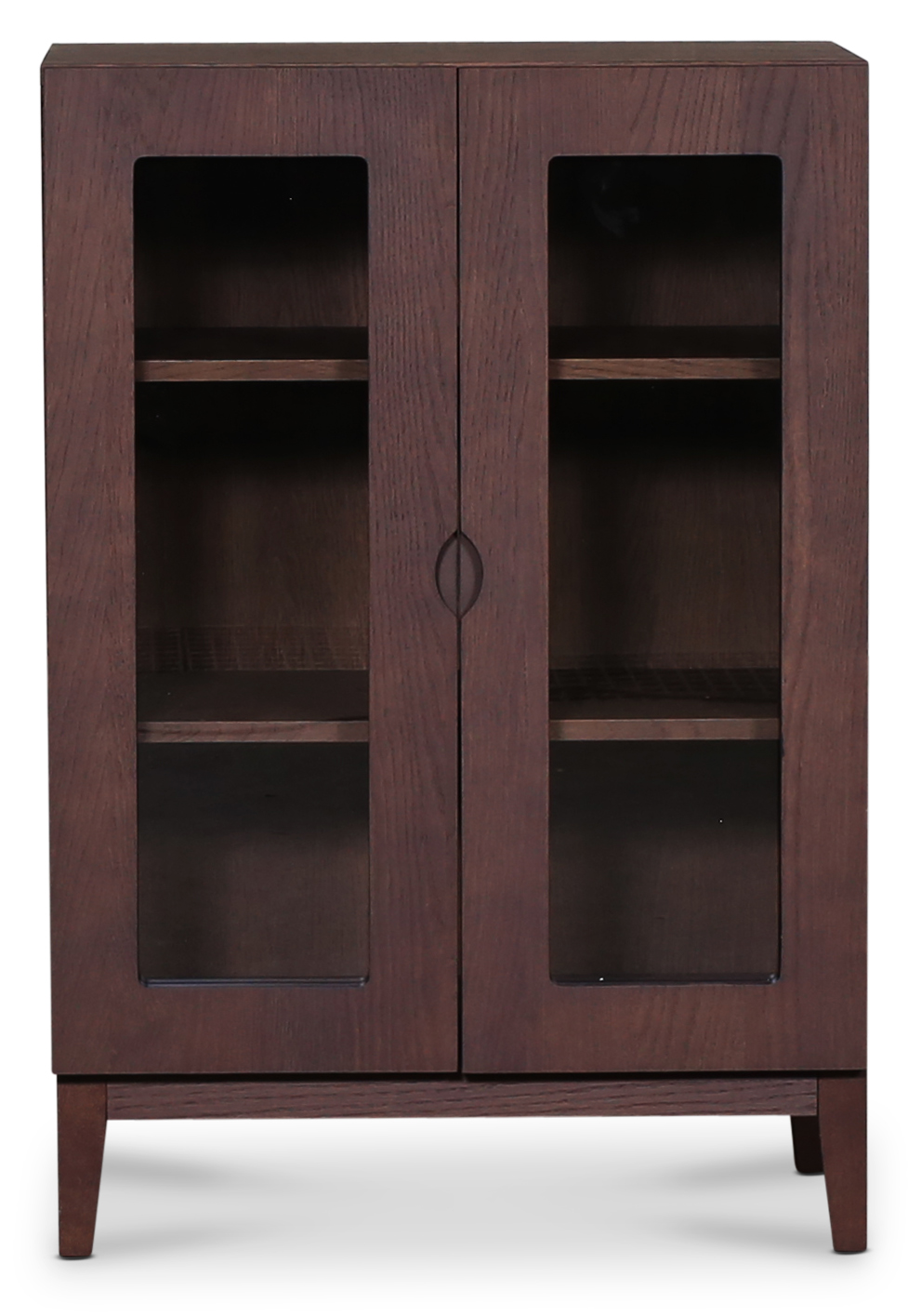 Borgholm vitrinsk�p - Smoked oak