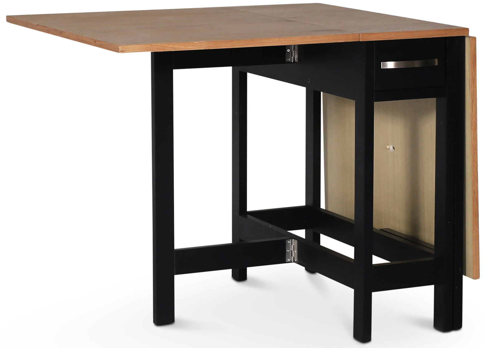 Klaptafel zwart/eik - F�r�