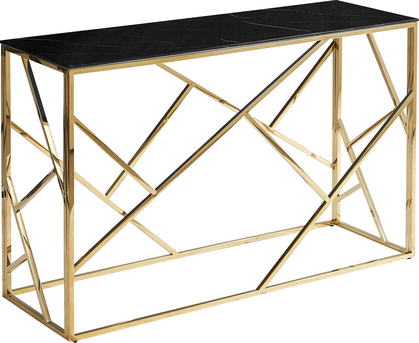 Leavitt consoletafel 120 cm - Wit/goud