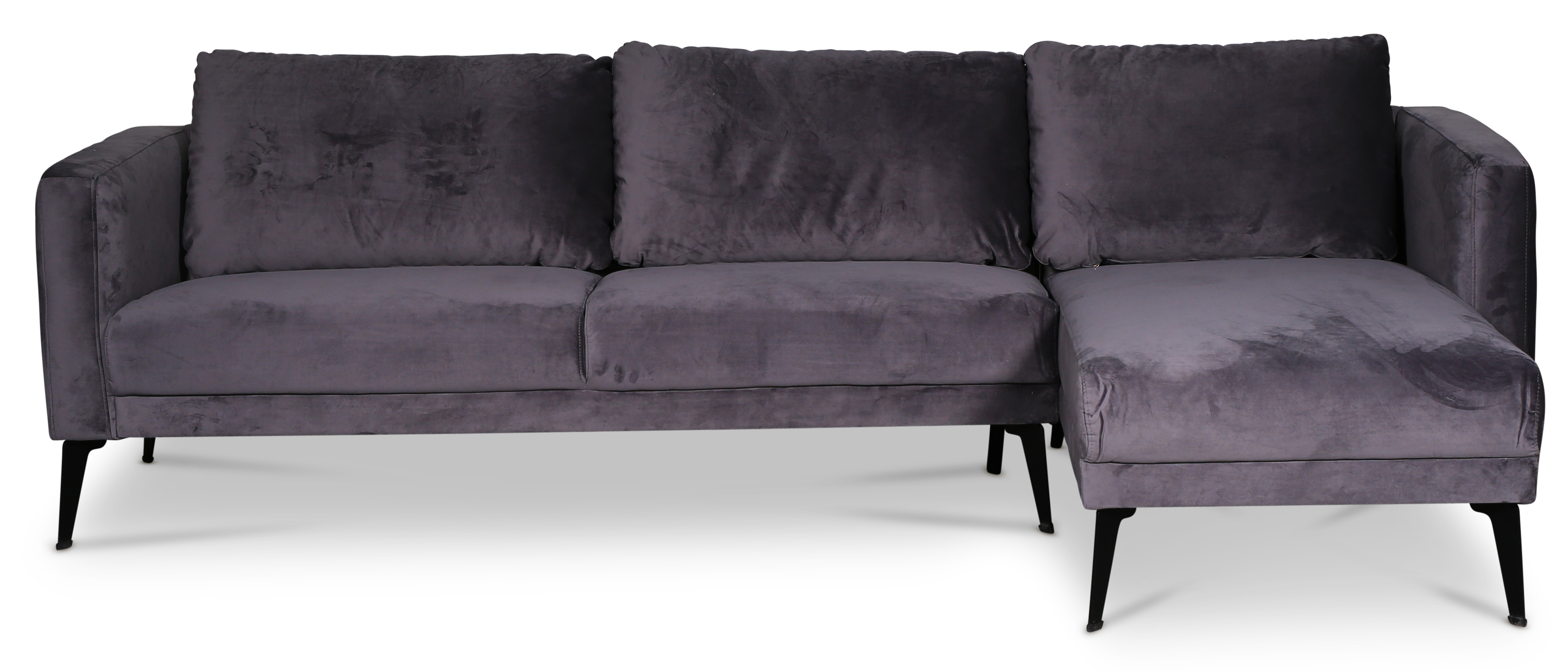 Kingsley Divansoffa i gr� sammet