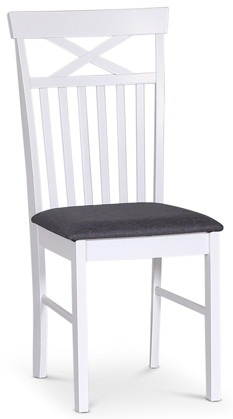 Eetkamerstoel wit/grijs - Sofiero