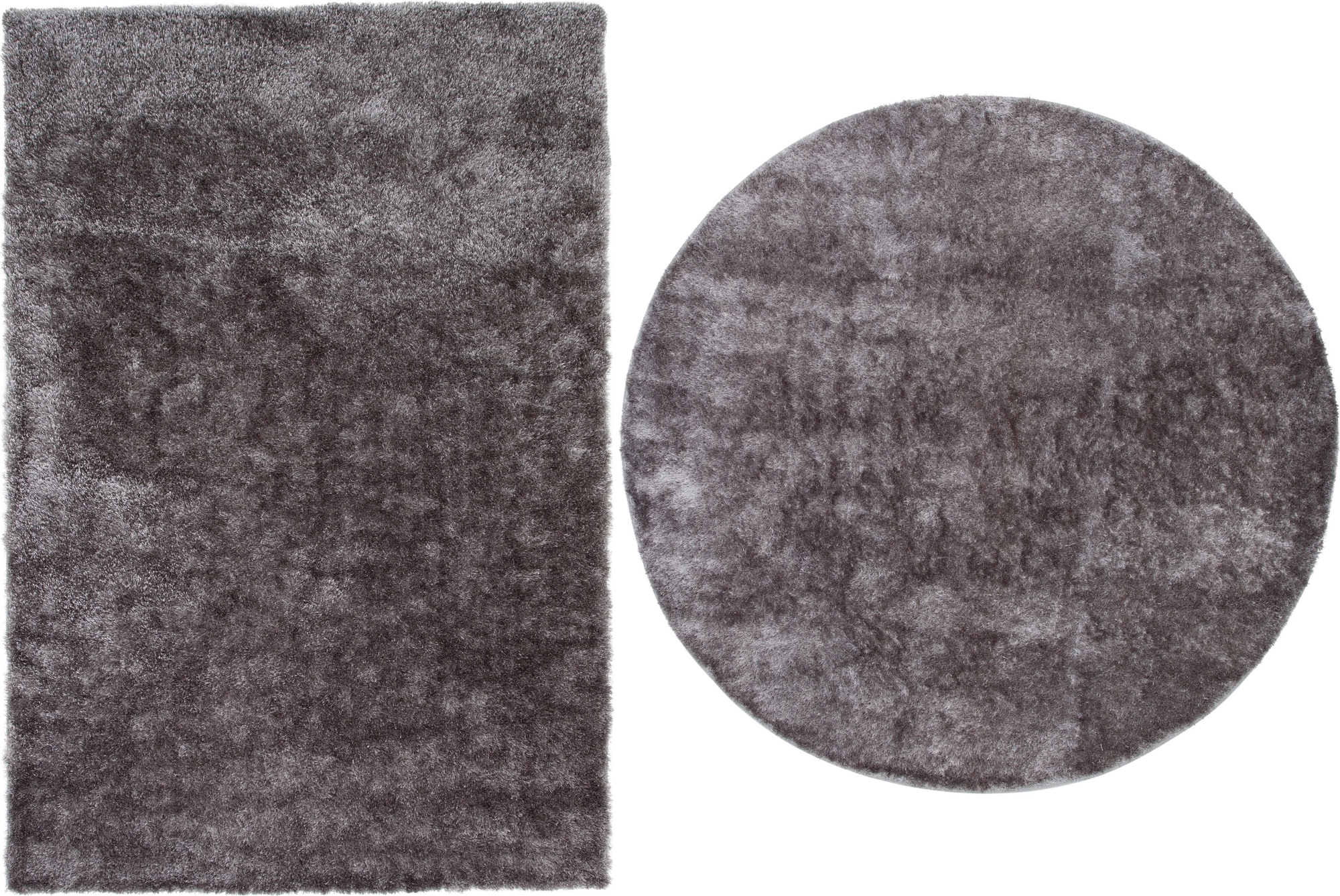 Glanzend tapijt - Grijs Glanzend tapijt - Grijs