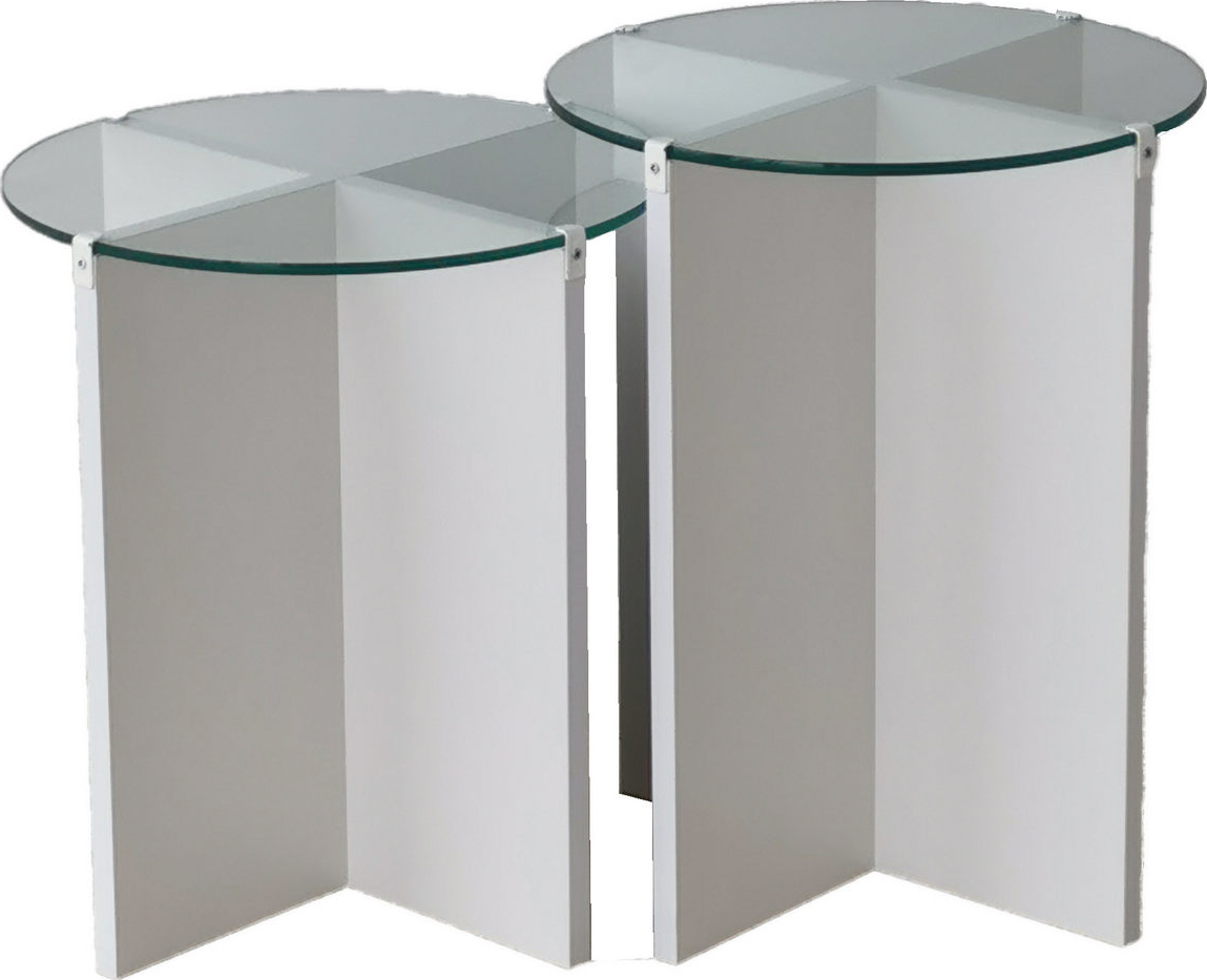 Lily bijzettafel Ø40/40 cm - Wit Lily bijzettafel Ø40/40 cm - Wit