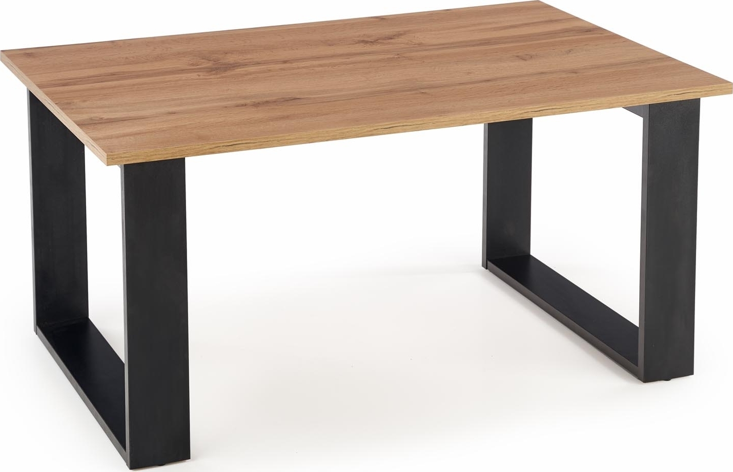 Gemalen salontafel 100 x 64 cm - Zwart