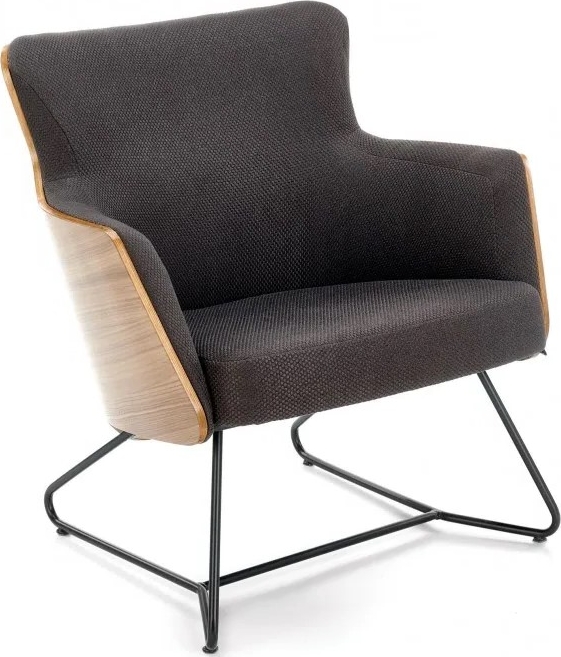 Fauteuil Relax - Grijs & eiken