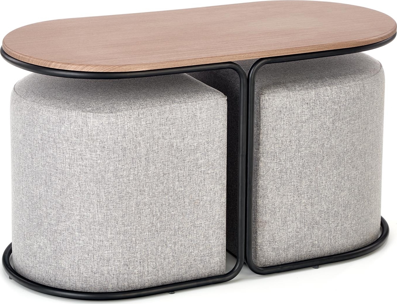 Rodeo salontafel 88 x 43 cm - Craft eiken/zwart