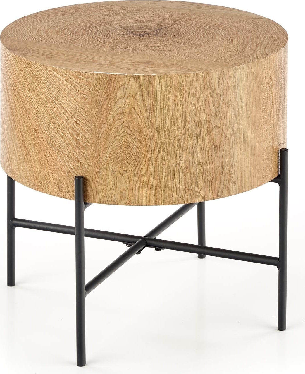 Ennis salontafel �45 cm - Eiken/zwart