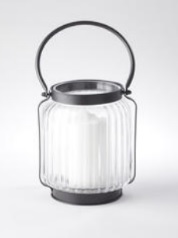 Hannah kaarslantaarn - 20 cm