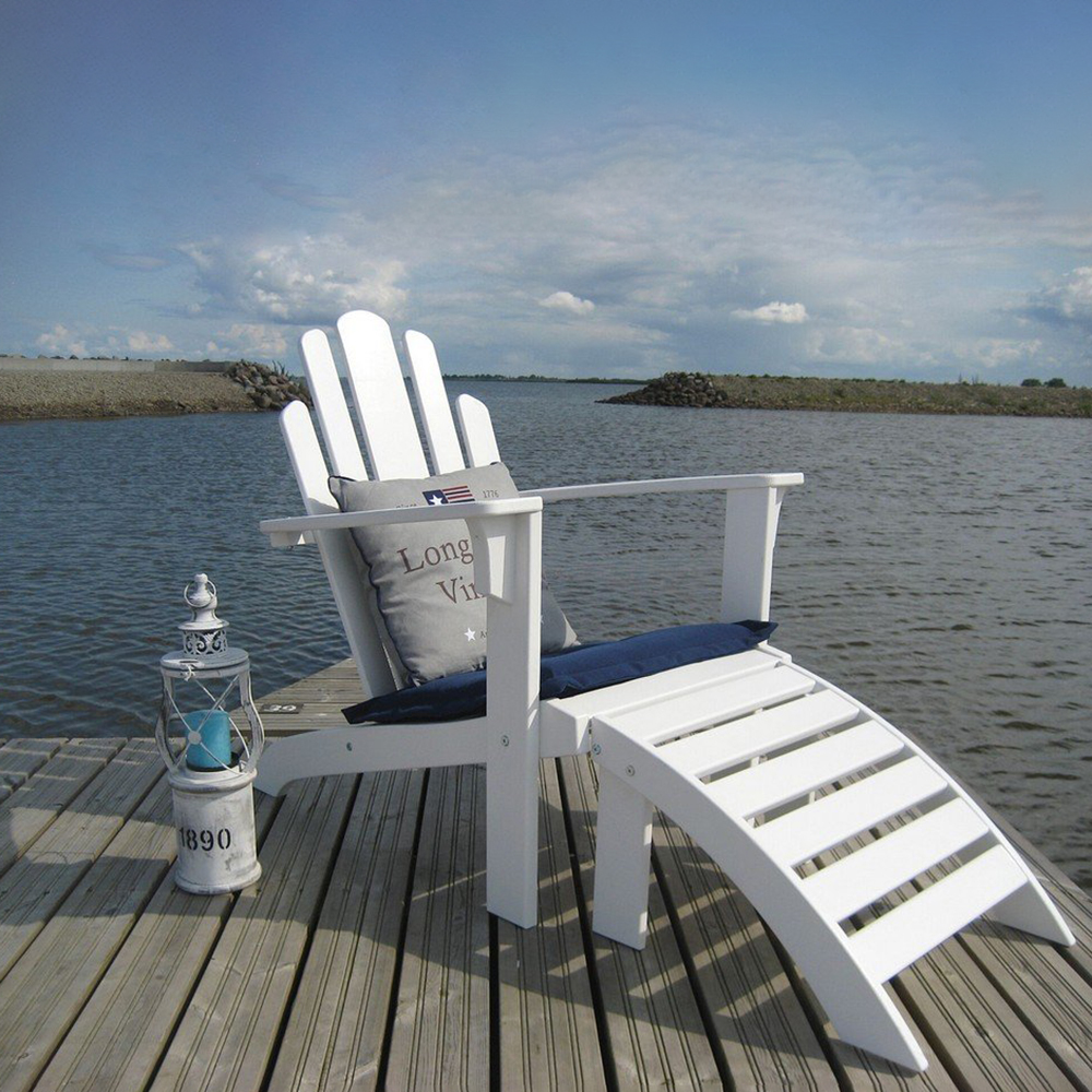 Newport Ligstoel - Wit + Newport Ligstoel - Wit +