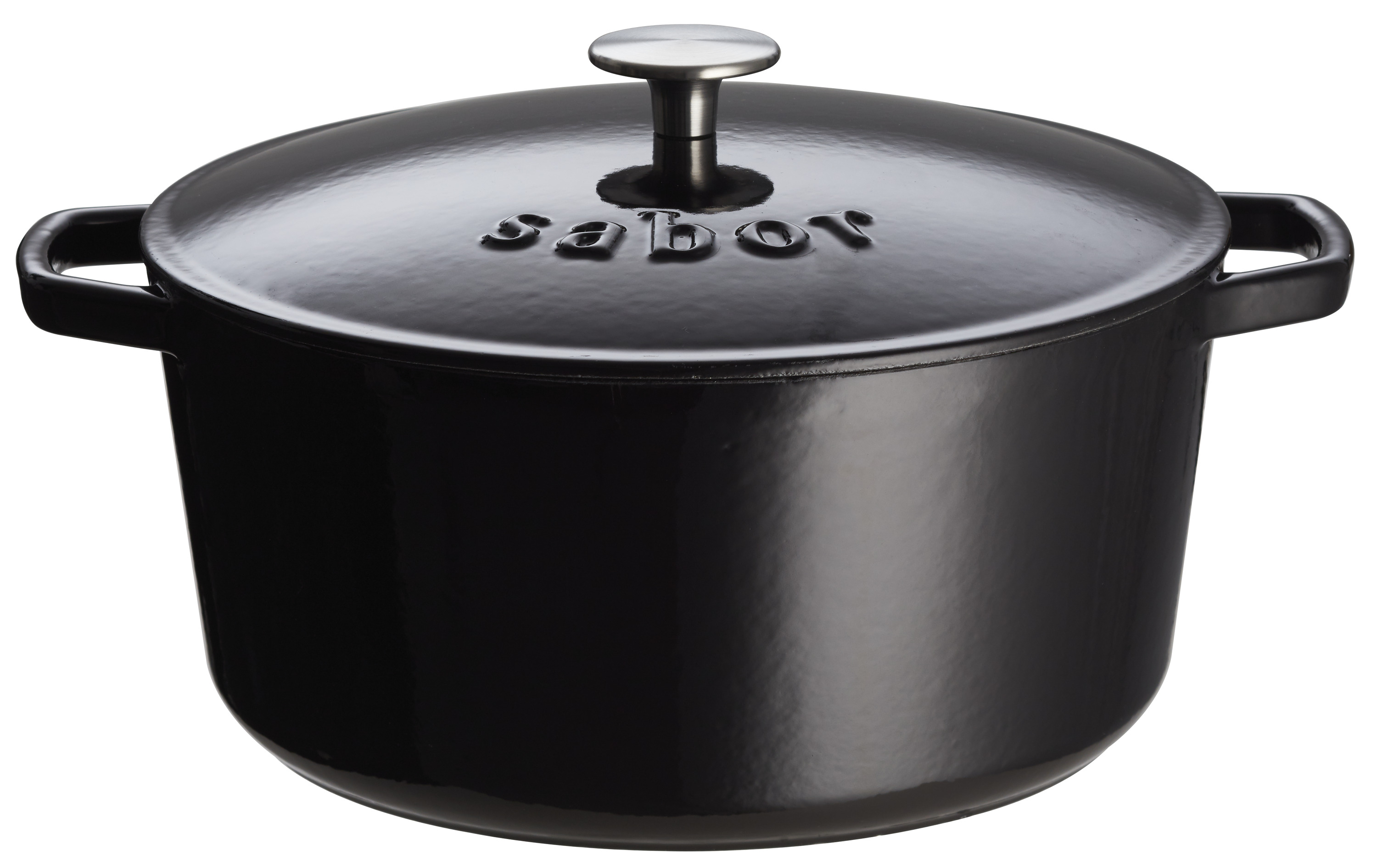 Sabor pot in gietijzer 4,4 liter zwart