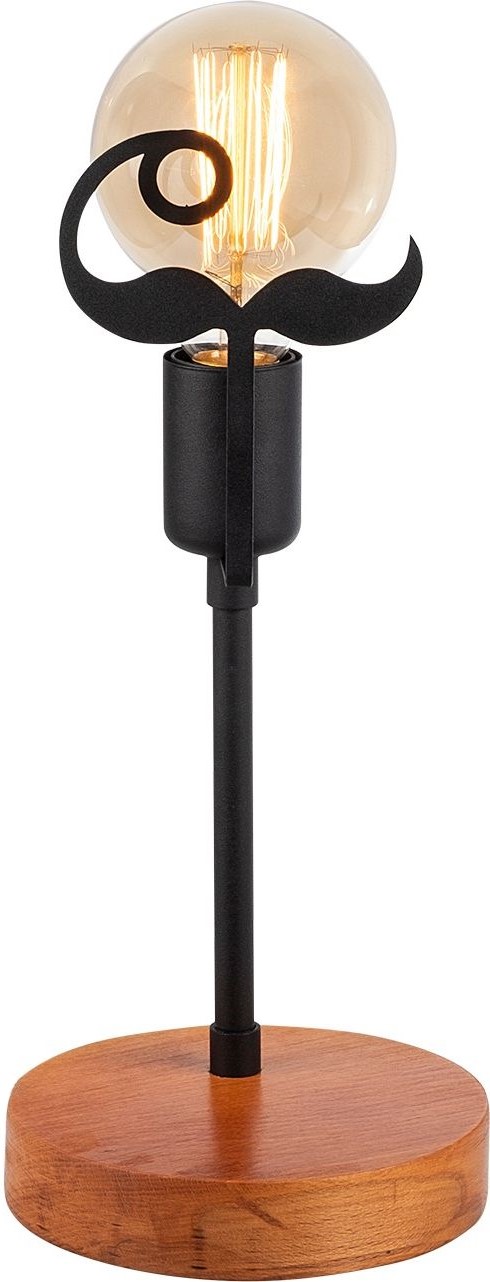 Beami tafellamp - Walnoot/zwart