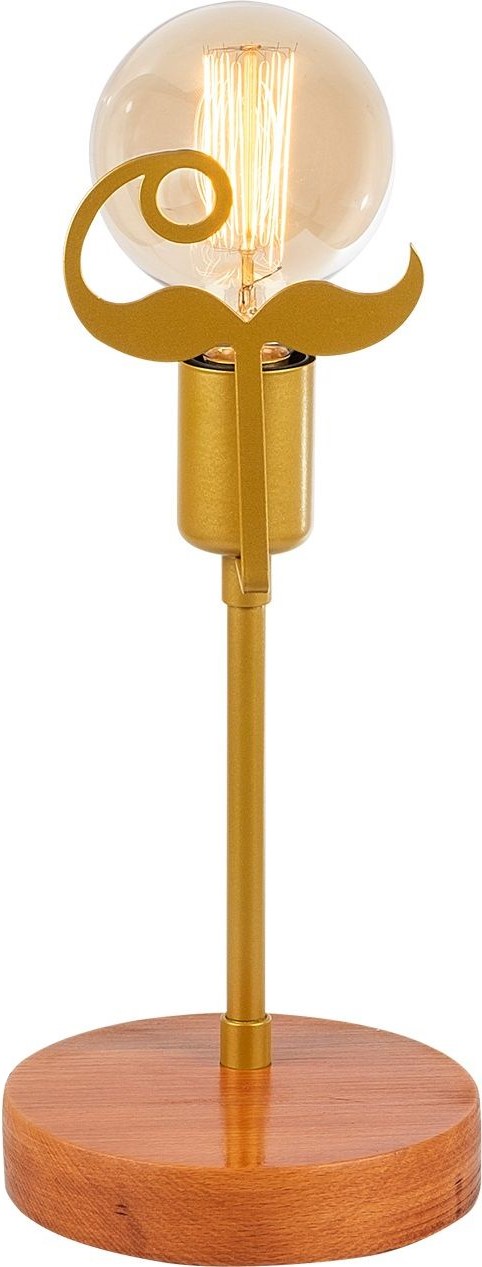 Beami tafellamp - Walnoot/goud Beami tafellamp - Walnoot/goud