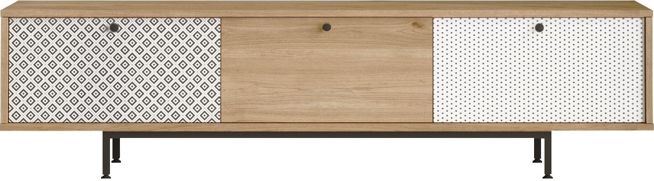 Crea TV-meubel - Eiken