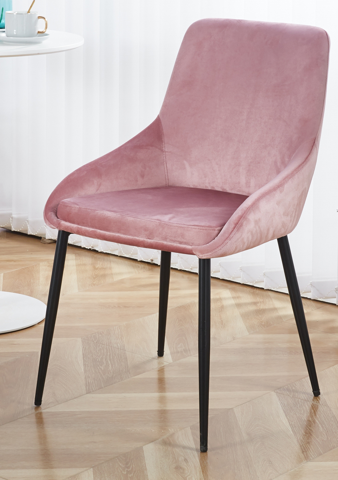 Theo stoel - Roze fluweel