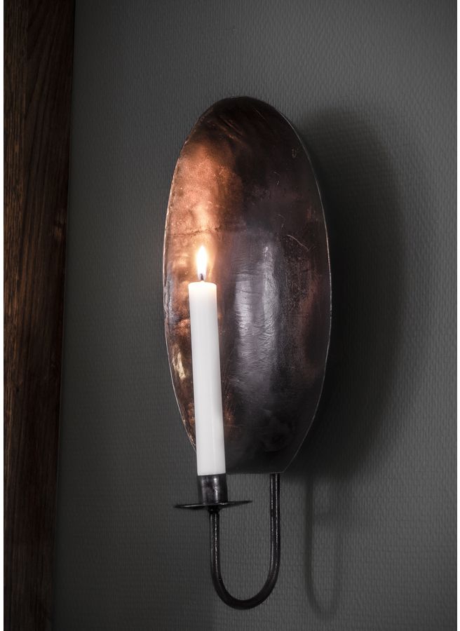 Alan v�ggljusstake - Antik