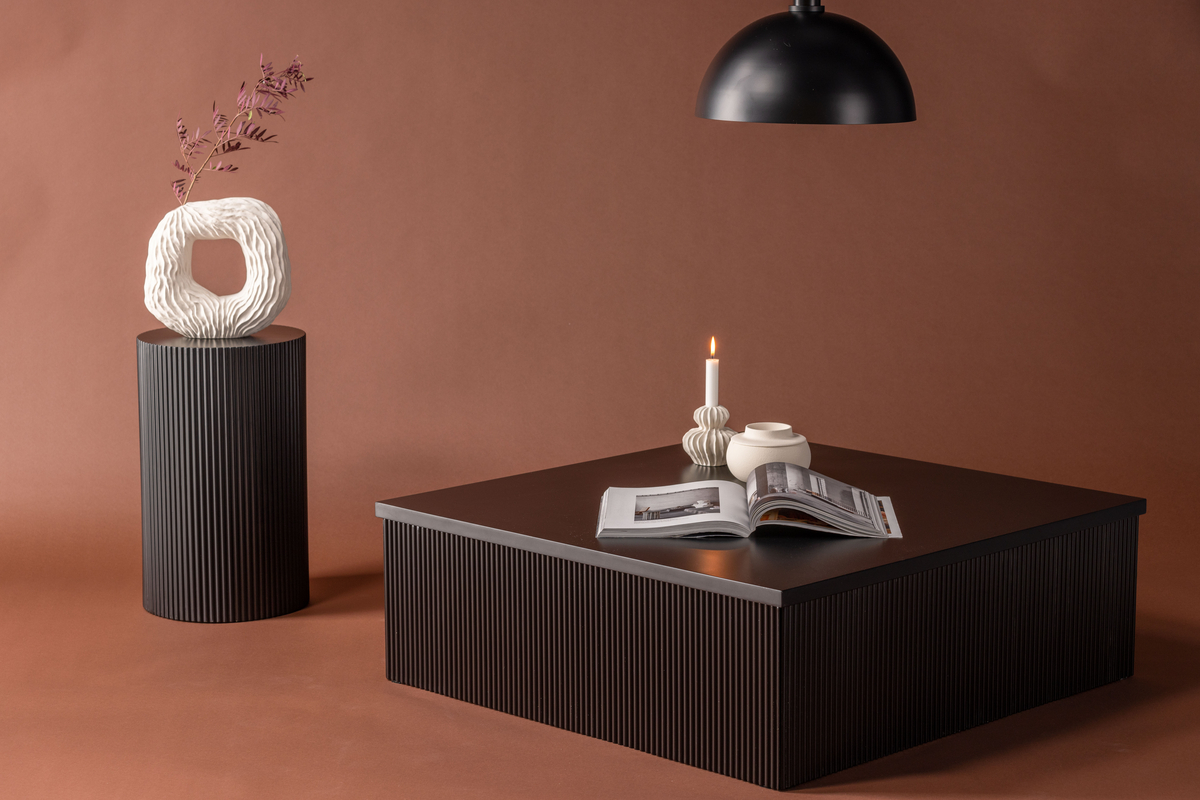 Salontafel 90x90 cm - Zwart