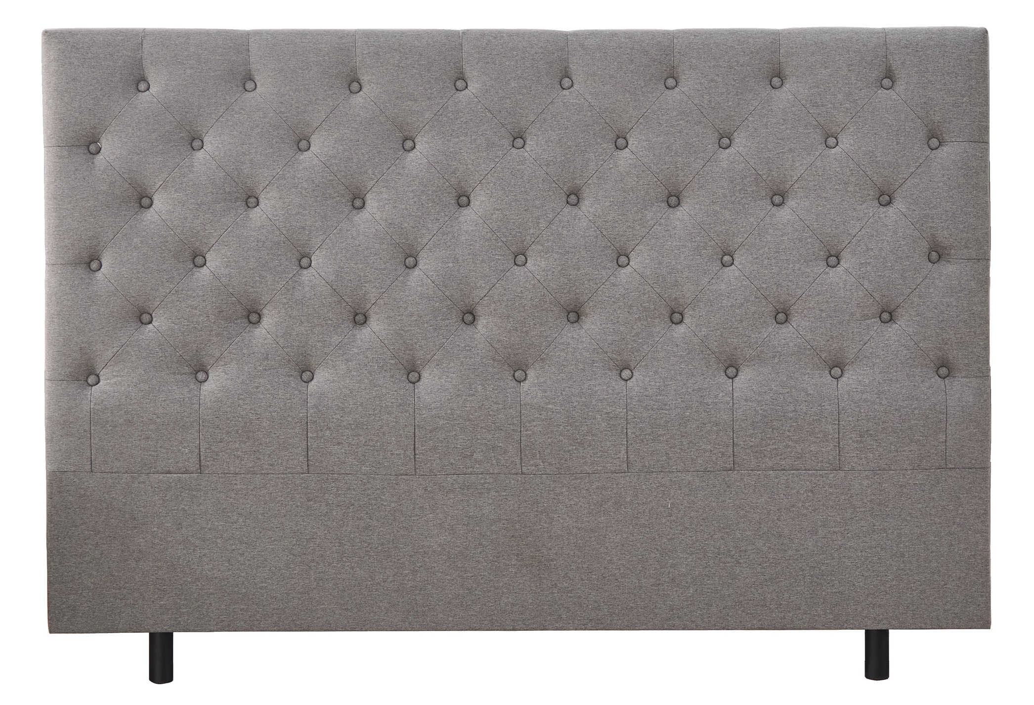 Deluxe pikerad Sänggavel 180 x 125 cm - Grå Deluxe pikerad Sänggavel 180 x 125 cm - Grå