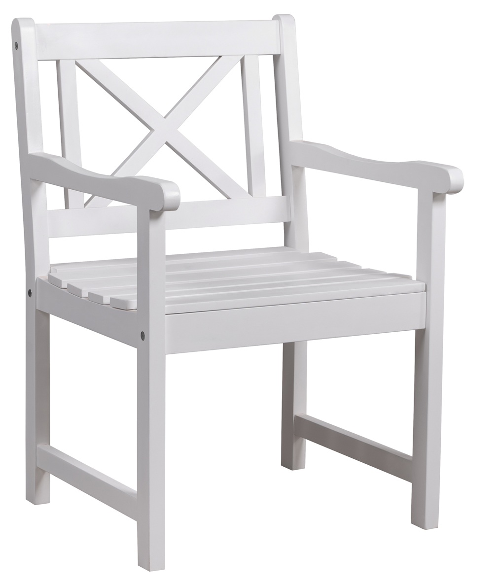 Utestol vit Bohus + Rengöring för möbler Utestol vit Bohus + Rengöring för möbler