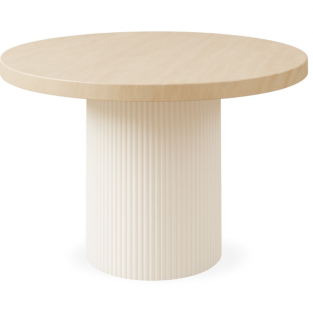 Utematbord runt Ø122 cm travertin Utematbord runt Ø122 cm travertin