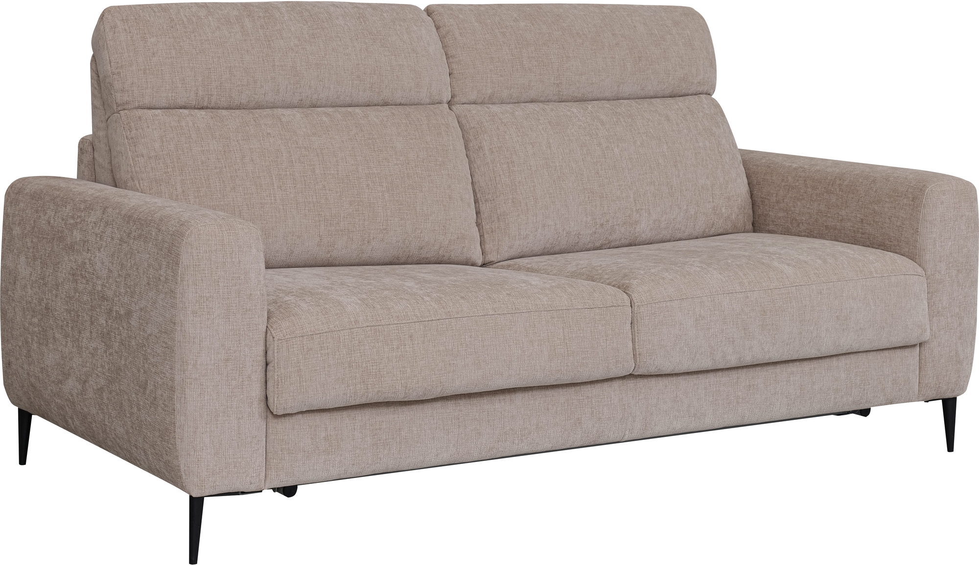B�ddsoffa fram�t b�ddad beige - Hoven + Textilv�rd f�r m�bler