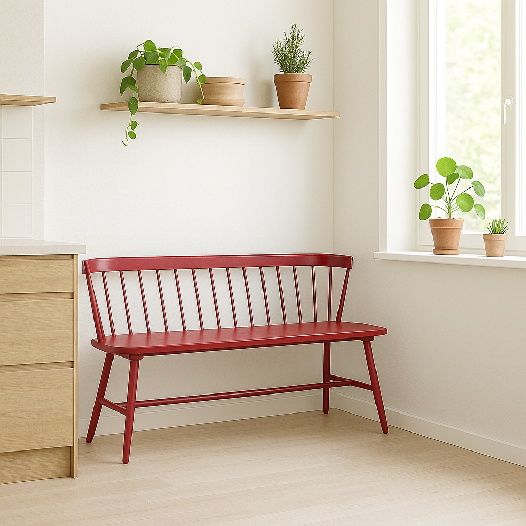 Pinnsoffa r�d klassisk design - Sandhamn