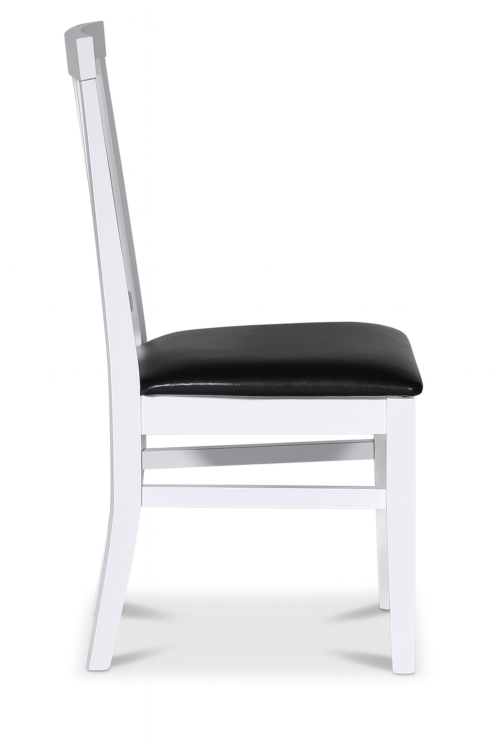 Matstol med svart pu sits - Fr + Flckborttagare fr mbler