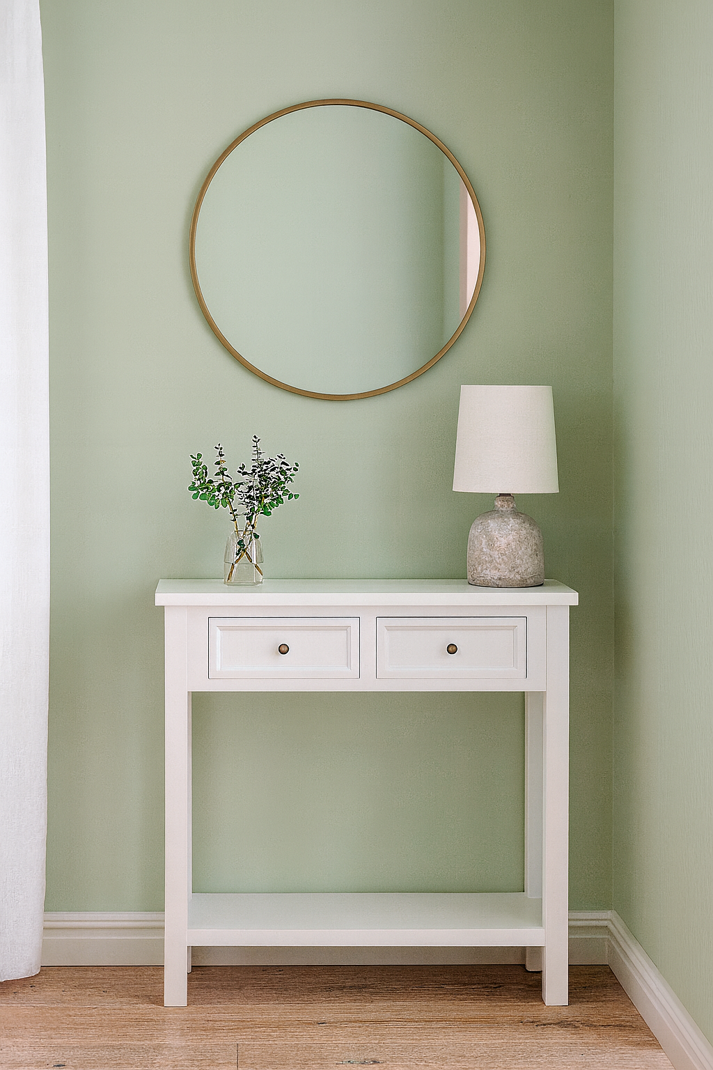 Bristol antikvitt konsolbord 80 x 78 cm Bristol antikvitt konsolbord 80 x 78 cm