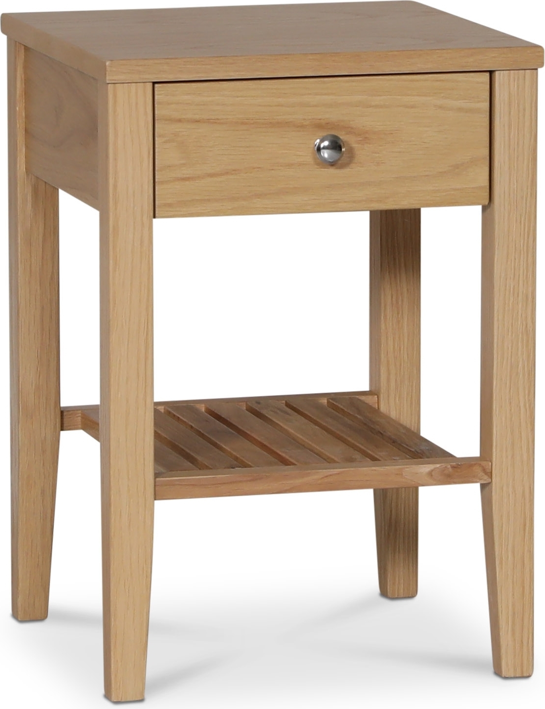 Sängbord i ek + Möbeltassar Sängbord i ek + Möbeltassar