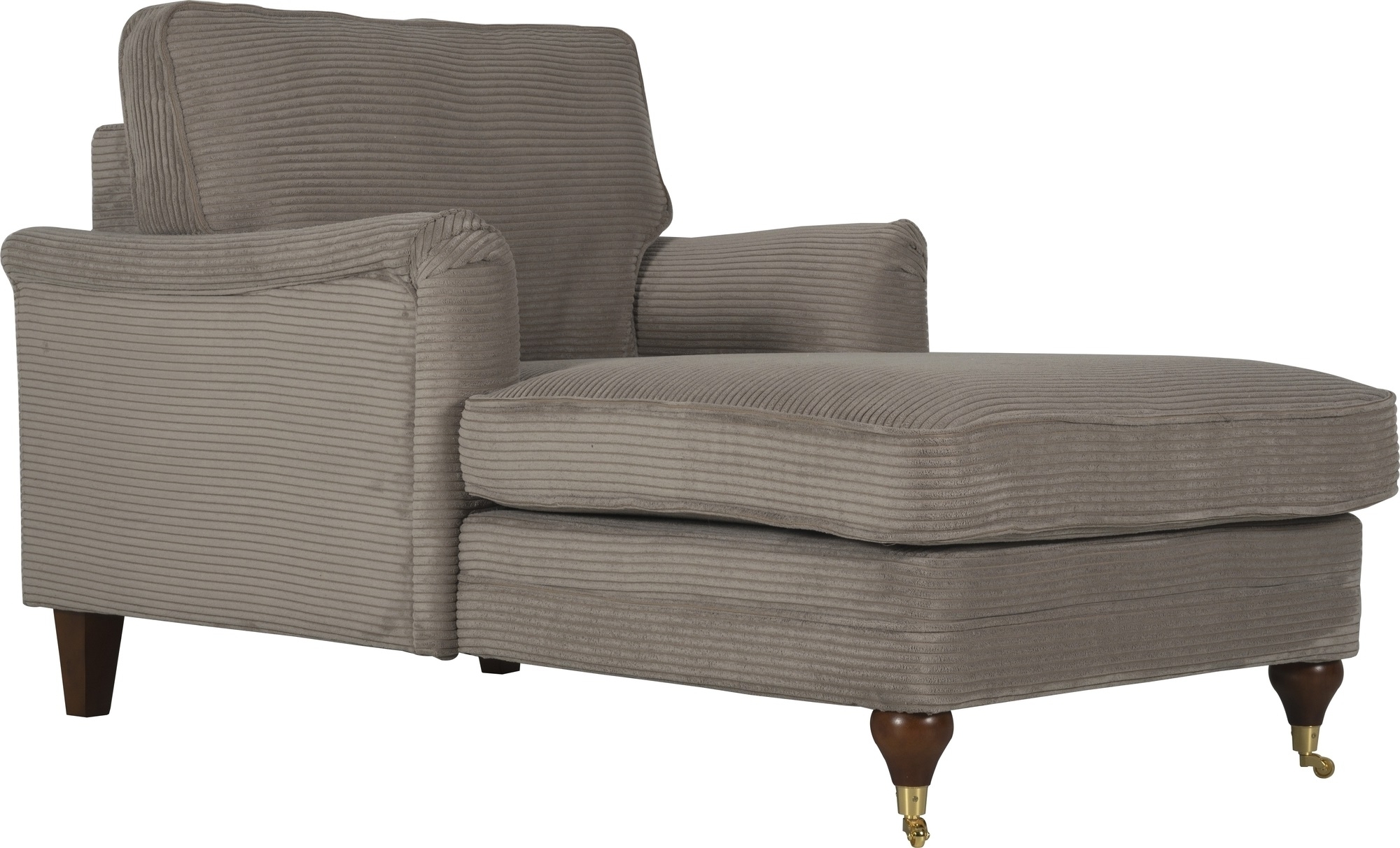 Divanfåtölj Howard mörkbeige manchester Divanfåtölj Howard mörkbeige manchester