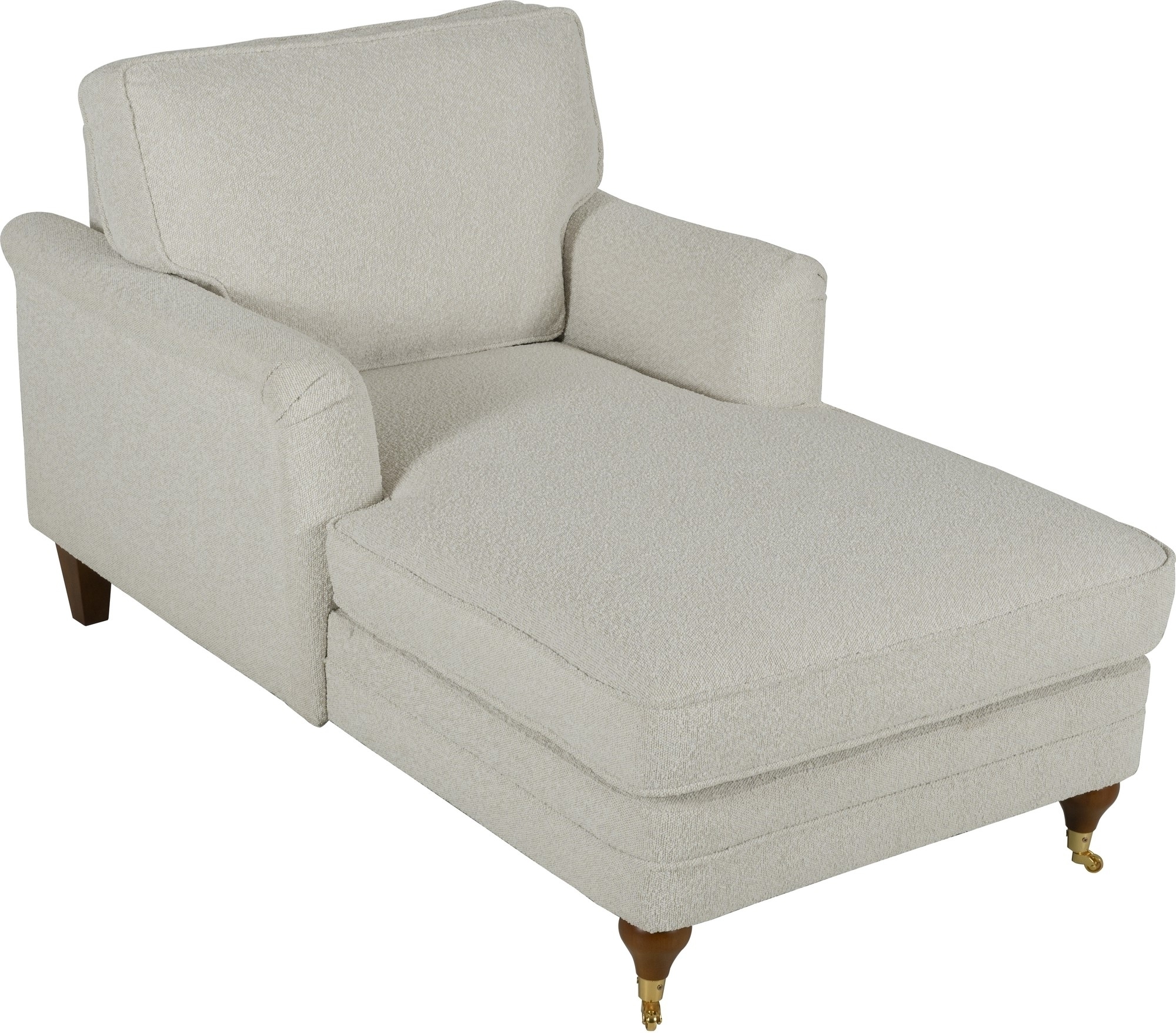 Divanfåtölj vit bouclé - Howard Divanfåtölj vit bouclé - Howard