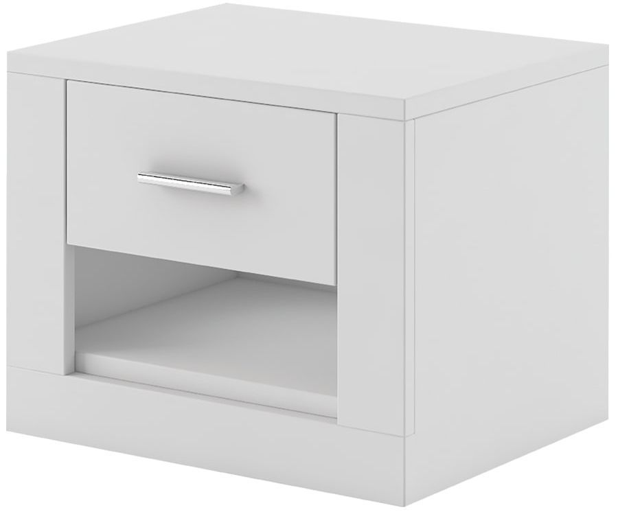 Mervyn sngbord - Vit