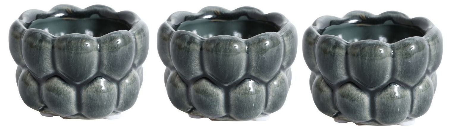 Ljuslykta för värmeljus 3-pack - Blå Ljuslykta för värmeljus 3-pack - Blå